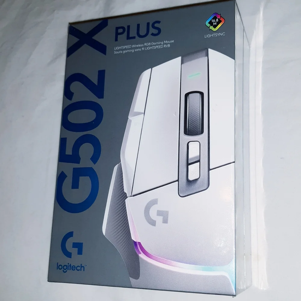 Logitech G502 X Plus Hero Superlight Speed Wireless Gaming Mouse